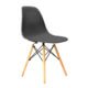 Silla Eames Tower patas en madera moderna para comedor y o oficina, diseño elegante y cómodo.