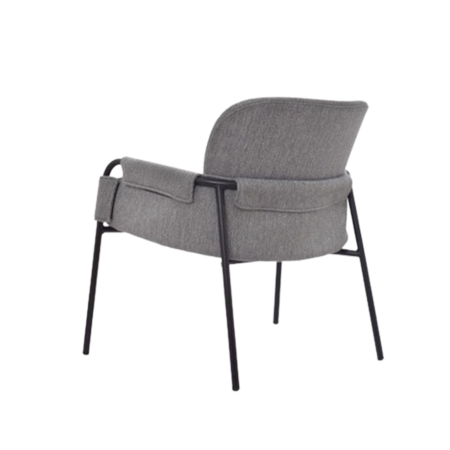 La poltrona Milán combina diseño moderno, comodidad y elegancia. Ideal para salas, recepciones o espacios de descanso con estilo contemporáneo.